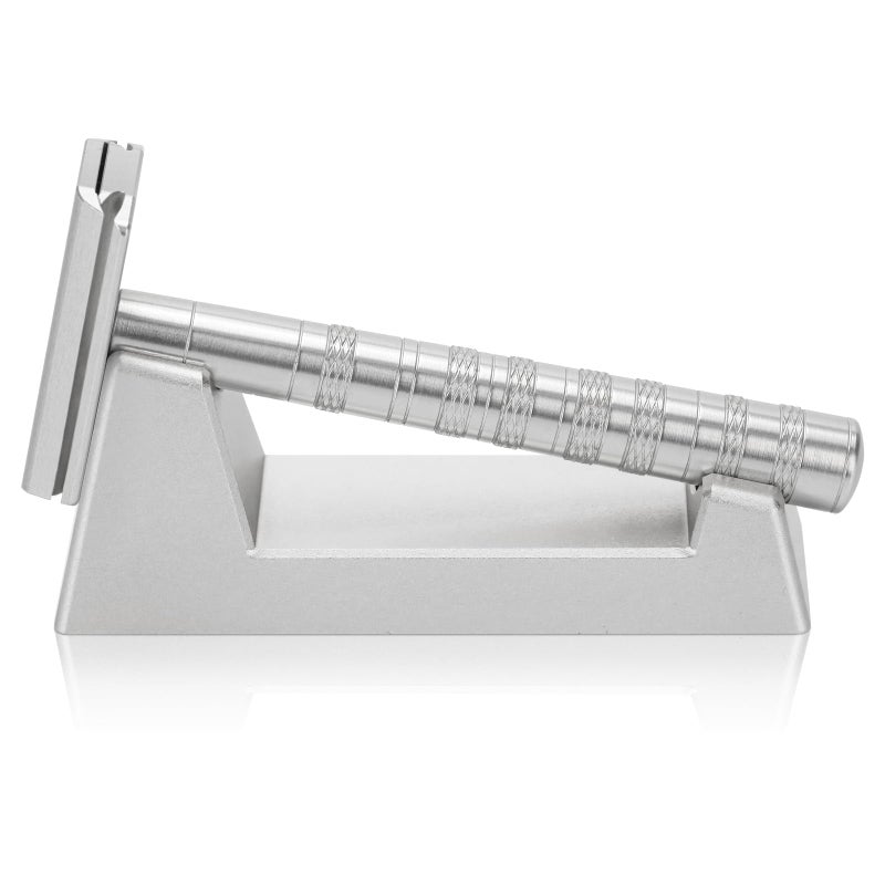 LANGZIHT Solid Aluminum Alloy Razor Stand  for Henson AL13  AL13M  Ti22  100g Weight  Ensuring Stability Minimizing Movement  Excluding Razors